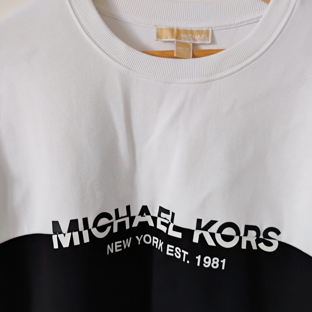 Michael Kors Black and White Sweatshirt